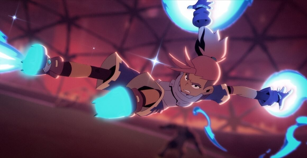 The Dragon Striker goes for the goal!