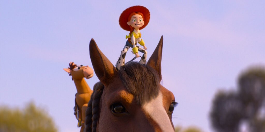 Jessie and Bulleyes riding a real horse in Toy Story 5 | Agents of Fandom