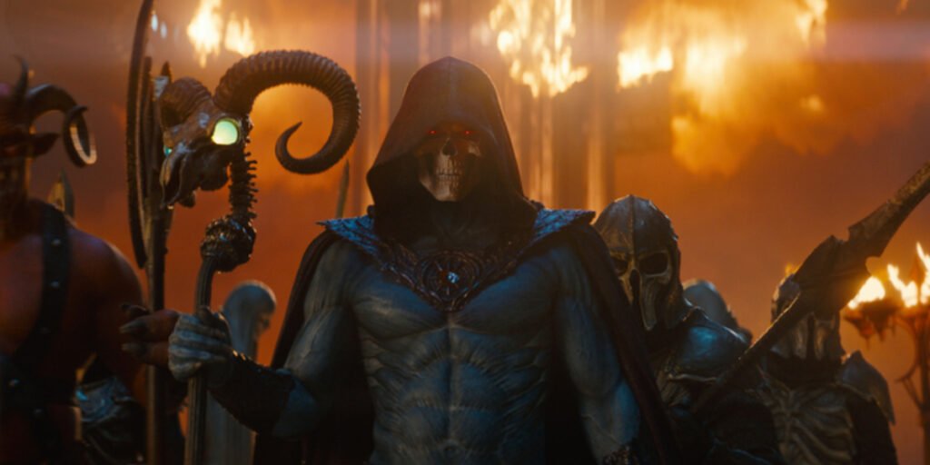 Skeletor burning down Eternia in Masters of the Universe | Agents of Fandom